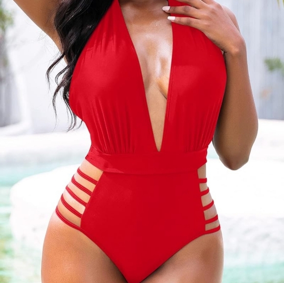 aqua eve Other - NEW! Red one piece swim suit
